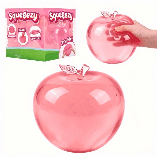 Apple Squishy,Pink Apple Squishies Stress - Realistic Slow Rising Fruit Fidget for Stress Relief & Anxiety Relaxation - Walmart.com