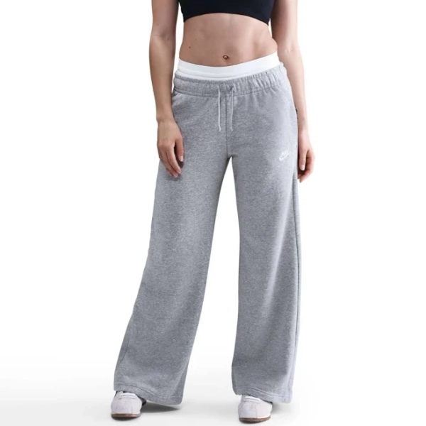 Nike Women's Mid-Rise Wide-Leg Club Fleece Sweatpants