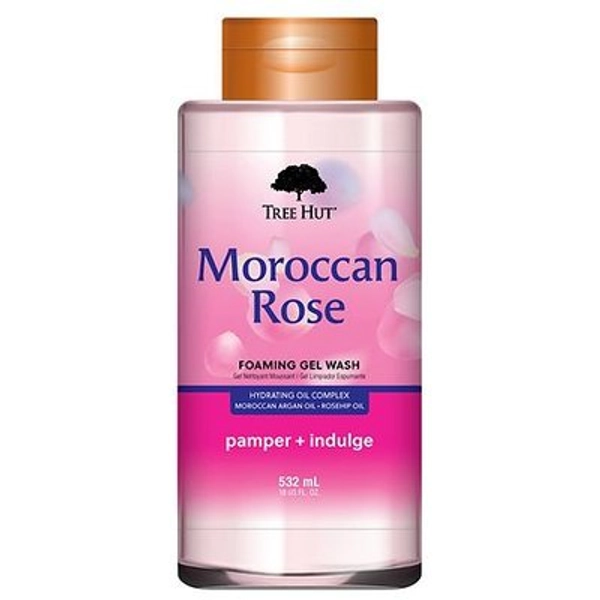 Tree Hut Foaming Gel Wash Moroccan Rose - 18.0 fl oz