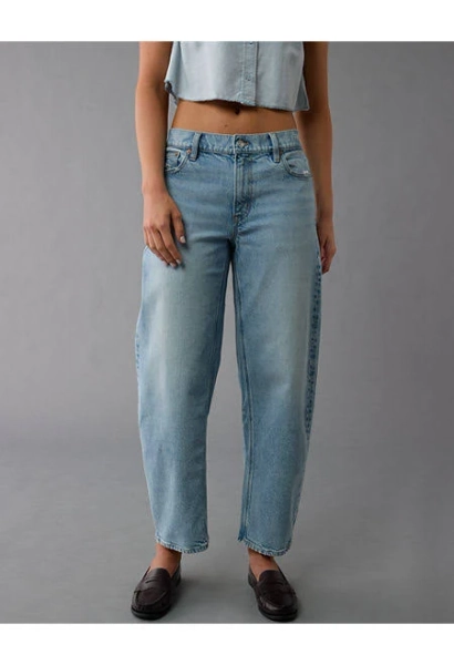 AE Women's Stretch Barrel Jean