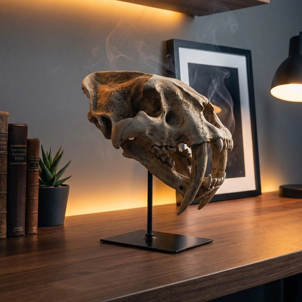 Unbranded Home Decor 10 in Housewarming Saber-Toothed Tiger Resin Decorative Figurine - Walmart.com