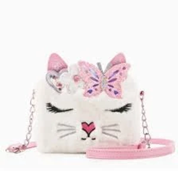 Miss Bella Kitty Cat Plush Crossbody Bag