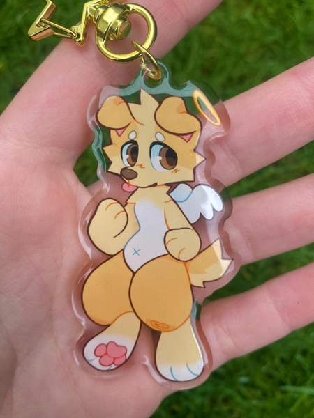 Good Puppy acrylic charm