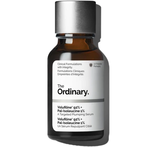 the ordinary Volufiline 92% + Pal-Isoleucine 1% A targeted plumping serum formulated with Volufiline to target volume loss