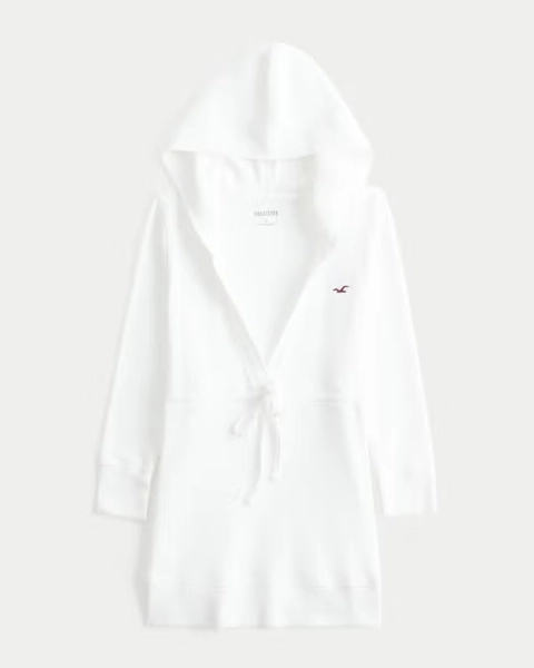 Three-Quarter Sleeve Hooded Icon T-Shirt