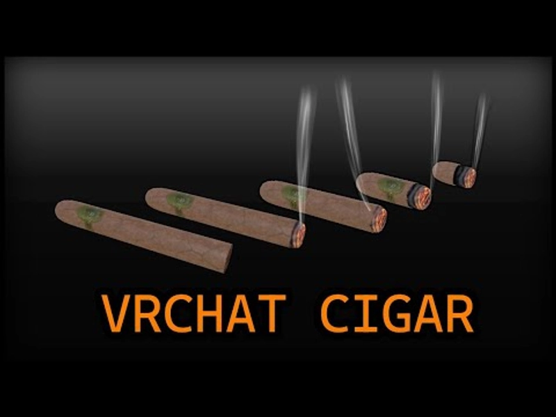VRChat Cigar : Smokable and Posable Cigar