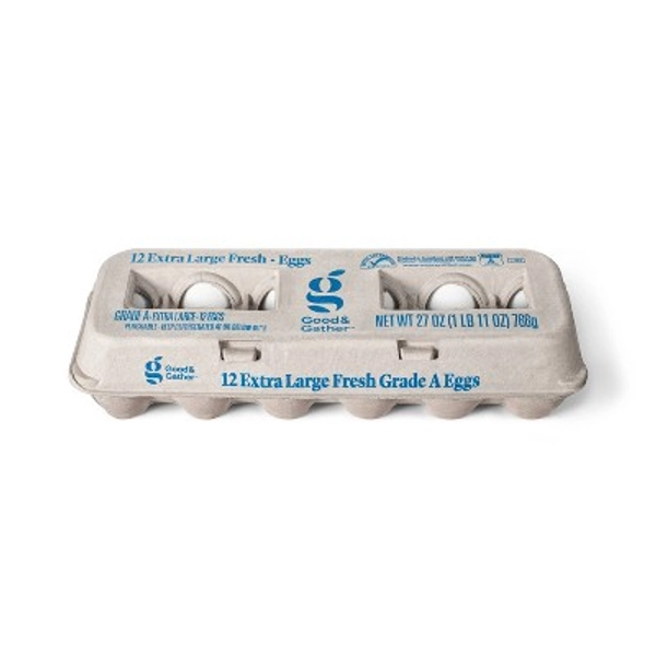 Grade A Extra Large Eggs - 12ct - Good & Gather™