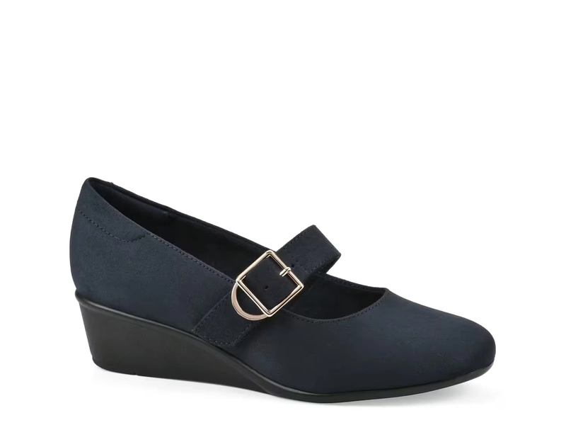 Bolford Mary Jane Wedge Pump