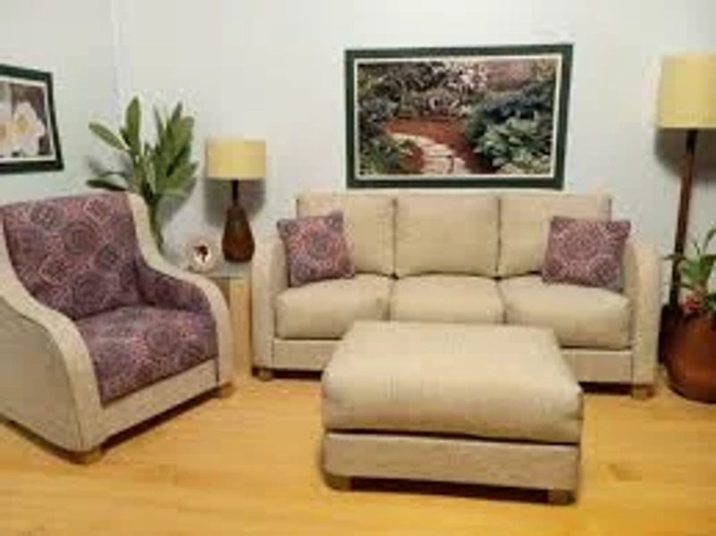 Handmade Doll Furniture - Sofa - Chair - Ottoman For Barbie, Blythe, Monster High Size Dolls