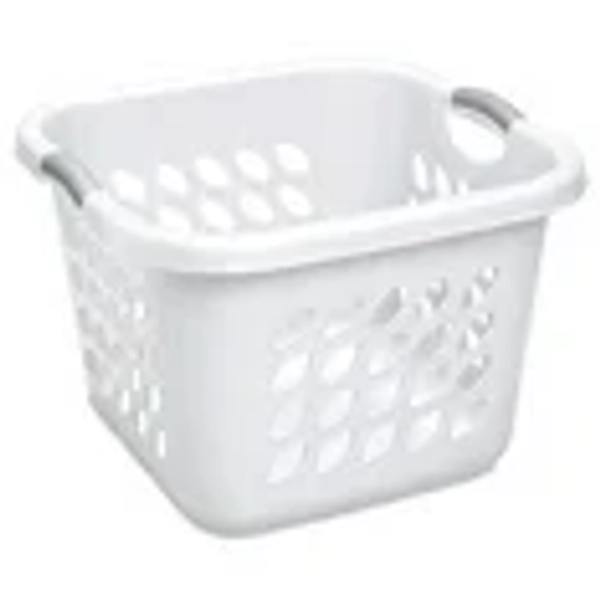 Sterilite 53 Liter White Laundry Basket, 53 Liter