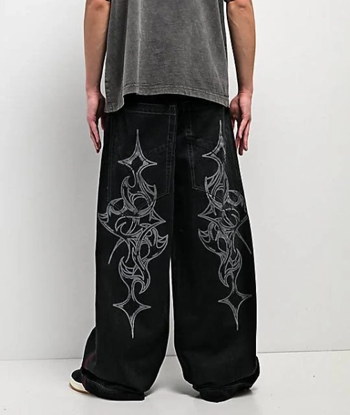 Monster Noise Wide Leg Jeans