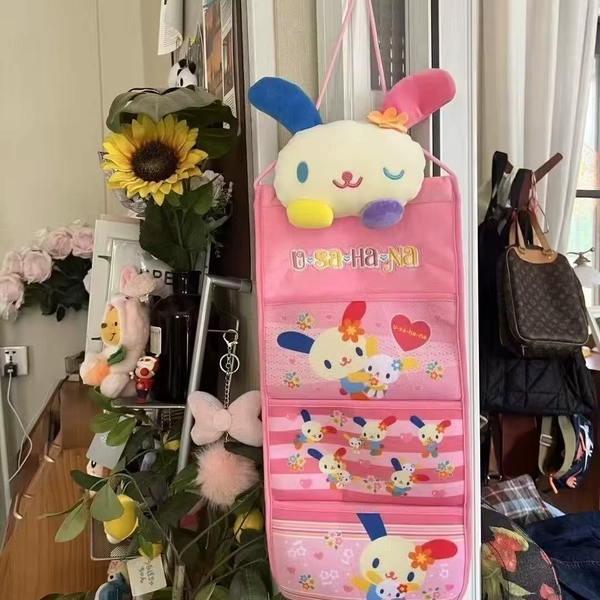 Cute Usahana Cartoon Storage Bag Door Hanging Bag Dormitory Multi Layer Storage Bag Fabric Large Capacity Hanging Storage Bag - AliExpress 26