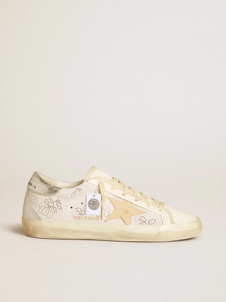 Women's Super-Star LTD with Swarovski crystals and smoke gray leather star