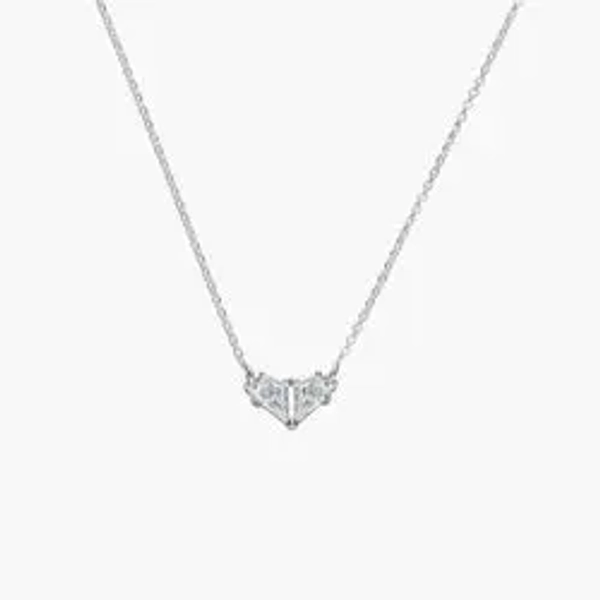 Two Become One Necklace- Silver