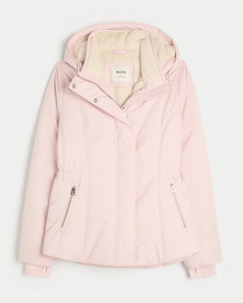 Faux Fur-Lined All-Weather Jacket