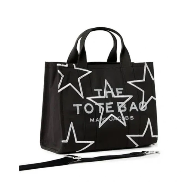 MARC JACOBS Women's The Star Canvas Medium Tote Bag