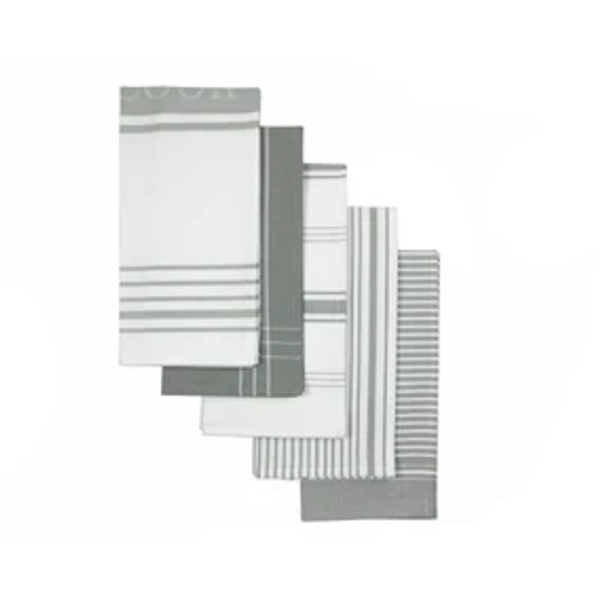 Set of 5 Woven Tea Towels