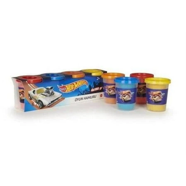 Hot Wheels 4 Piece Play Dough 400 Gr.