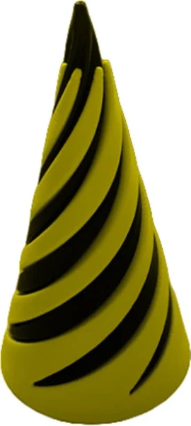 3d Printed Spiral Cone Toy Fidget Toy Impossible Pyramid Passthrough