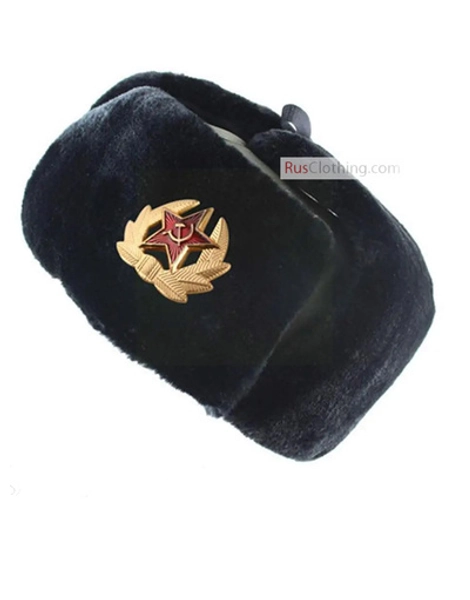 Hat Russian Army hat black | RusClothing.com