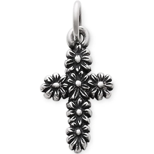 Margarita Cross Sterling Silver Charm