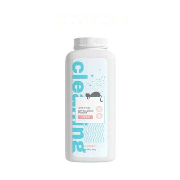 Universal Dry Cleaning Powder For Cats And Dogs, No-Rinse Deodorizing And Fragrant, Fluffy Stain Removal Cleaning Powder