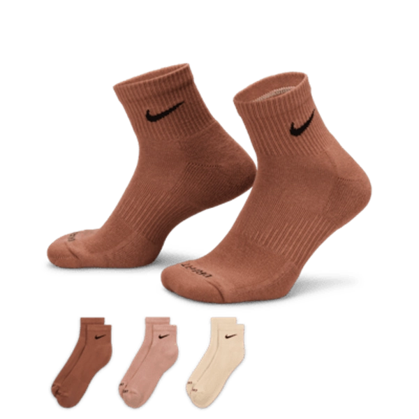 Nike Everyday Plus Cushioned Training Ankle Socks (3 Pairs)