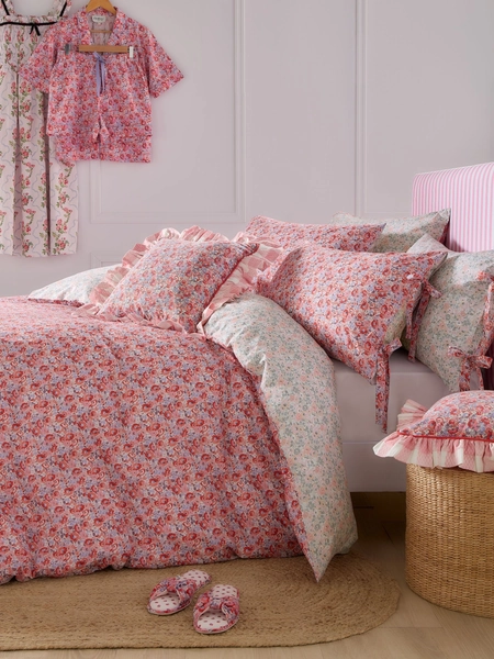 Cath Kidston סט מצעים בדוגמה צפופה, %100 כותנה, דגם Archive