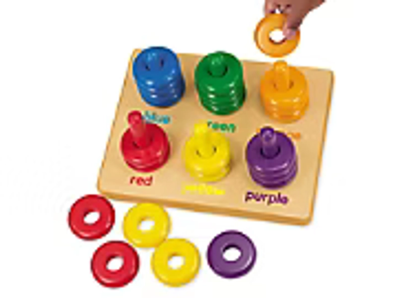 Color Rings Sorting Board