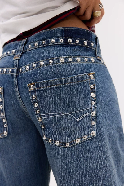 BDG Kayla Studded Waistband Jeans