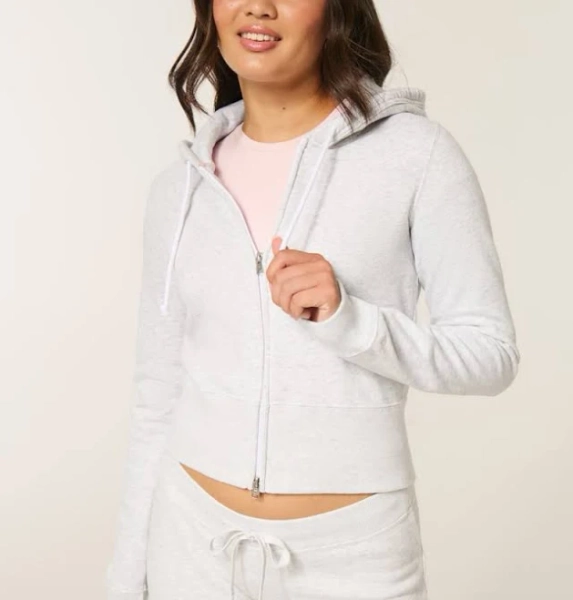 Hollister Women's Feel Good Zip-Up Hoodie