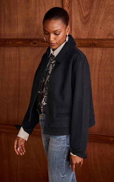 Shrunken Moto Jacket