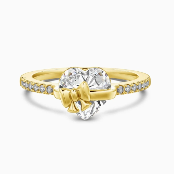 Halo Heart Pavé Promsise Ring