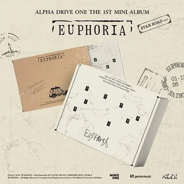 Alpha Drive One Euphoria 1st Mini Album Star Road Ver.