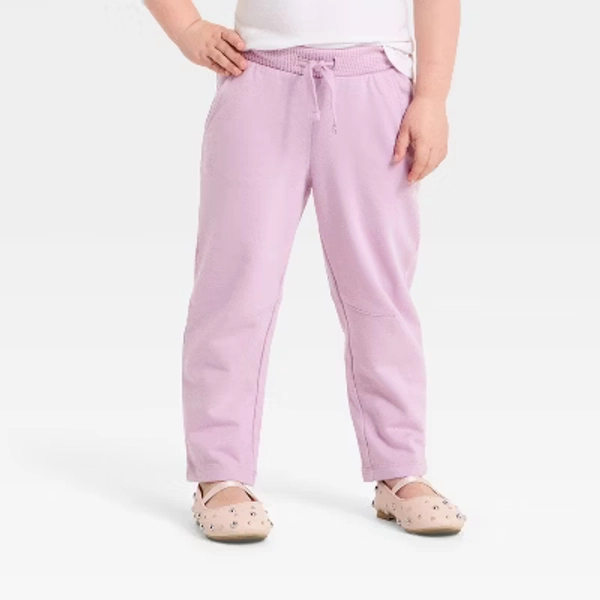 Toddler Girls' French Terry Pants - Cat & Jack™ Purple 4T
