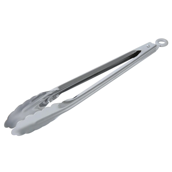 Mainstays 12" Stainless Steel Locking Cooking Tongs, Silver, MS 12" Tongs