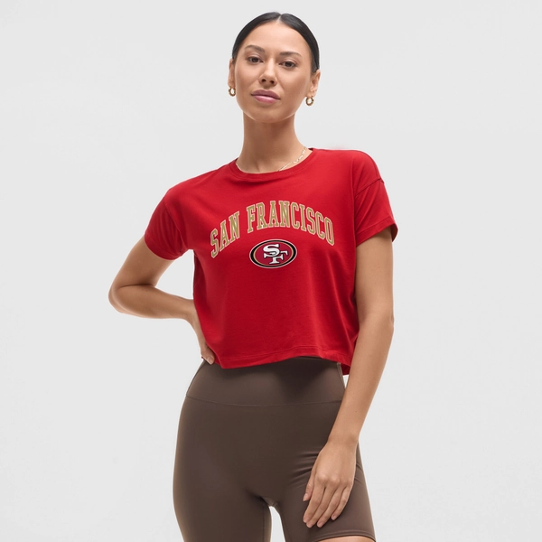 Women's San Francisco 49ers lululemon College Crimson Cates T-Shirt