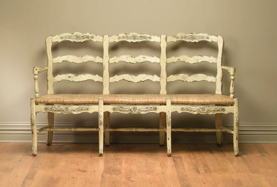 Noa Three Seat Wood Bench