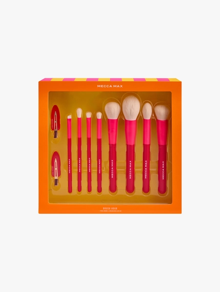 Brush Hour 8-Piece Brush & Creaseless Clip Set