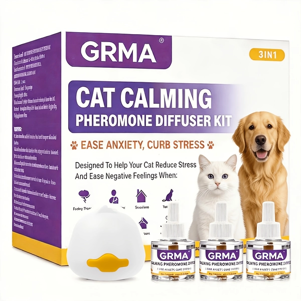 This Pet-soothing Fragrance Diffuser Set Features A 2-in-1/ 3-in-1 Design, Effectively Reducing Conflict And Fighting Among Pets. It Lasts