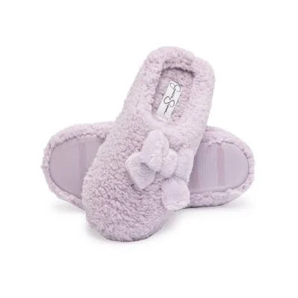 Jessica Simpson Women's Plush Marshmallow Slide-On Clog Slippers with Memory Foam