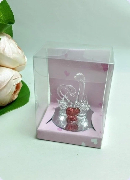 Cam Kuğular Kırmızı Kalpli (Asetat Kutulu) | Metal & Cam Ürünler | e-istoc Söz,Nişan Nikah şekeri,Kına gecesi,
Bebek ve Mevlid Toptan Malzemeleri