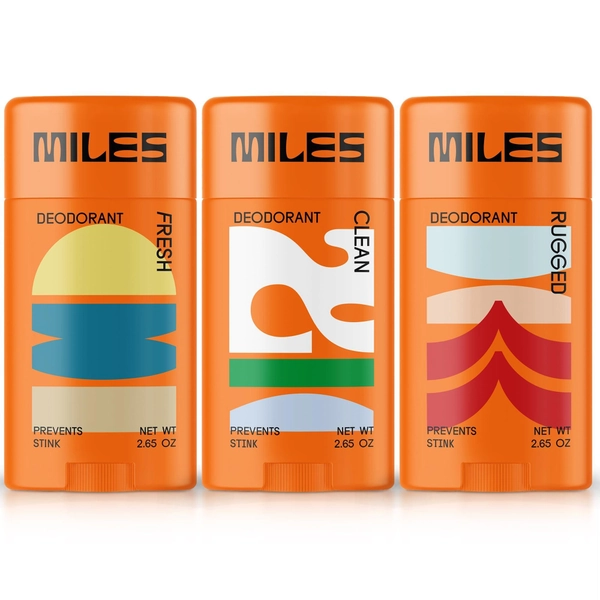 Miles Kids Deodorant for Boys and Girls - Aluminum Free Deodorant for Kids and Teens Natural Hypoallergenic Made in USA (Variety Pack 3-Pack) Variety Pack 2.65 Ounce (Pack of 3)