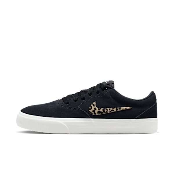 Nike Charge Suede SE Women's Shoes - Black/Sail/Sesame - Size 5