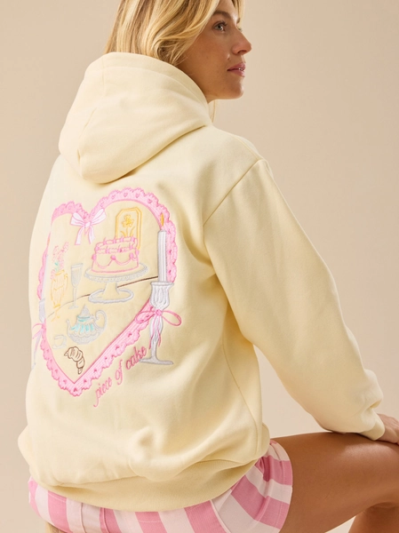Stop And Smell The Roses Hoodie in Ivory | Altar'd State