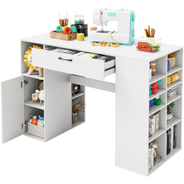 2-in-1 Artwork Craft Table Sewing Table