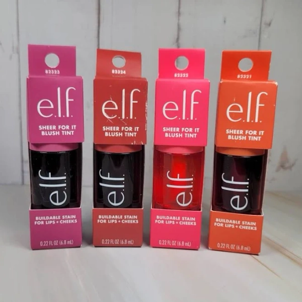 e.l.f. Cosmetics ELF Sheer For It Lip & Cheek Tint Bundle BNIB - New Beauty