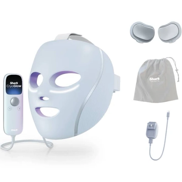 Shark CryoGlow LED Face Mask with Under Eye Cooling