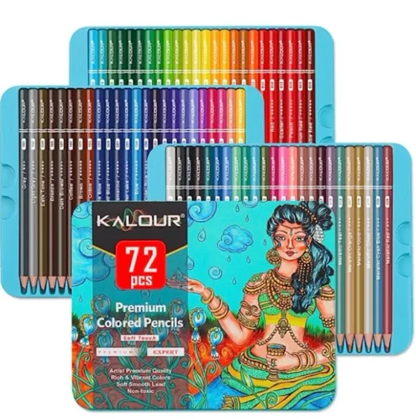 KALOUR Professional Colored Pencils Set of 120 Colors