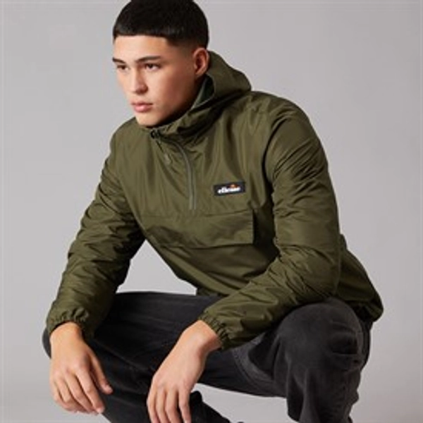 Ellesse Mens Callum Anorak Jacket Khaki